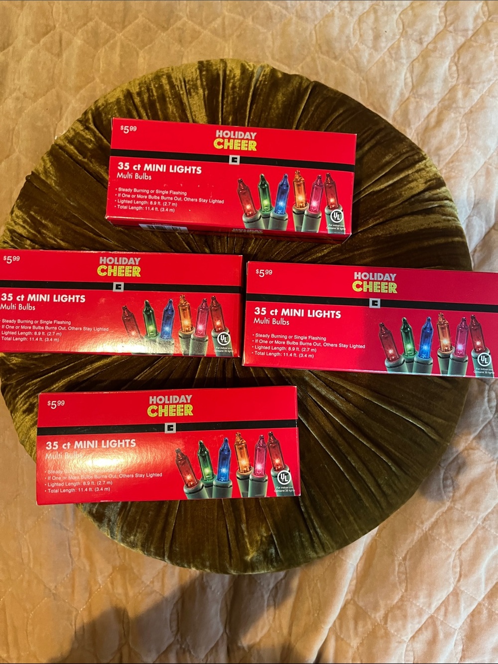 Multi-Color 35 ct Mini String Lights - 4 Pack
